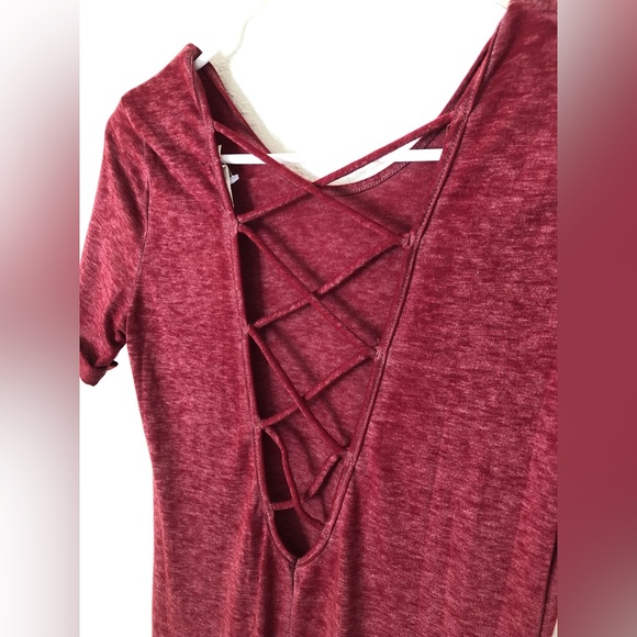 Heart & Hips Criss-Cross Back Maxi Dress - Picture 4 of 5